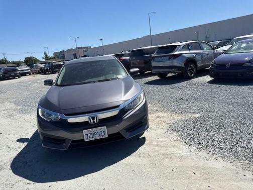 Modern Steel Metallic 2017 Honda Civic EX