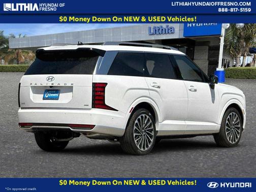 Creamy White Pearl 2026 Hyundai Palisade Hybrid Calligraphy