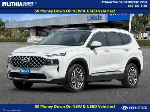 Serenity White Pearl 2023 Hyundai Santa Fe Plug-In Hybrid Limited