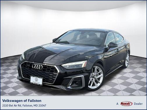 Mythos Black Metallic 2024 Audi A5 Sportback 45 S Line Premium Plus