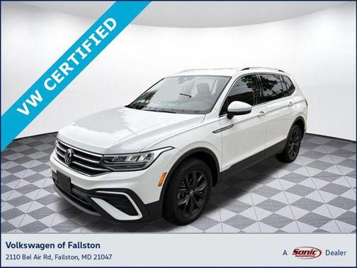 Pure White 2024 Volkswagen Tiguan 2.0T SE 4MOTION