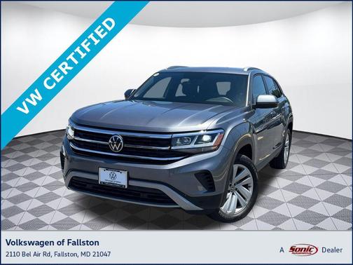 Gray 2022 Volkswagen Atlas Cross Sport 3.6L V6 SE w/Technology