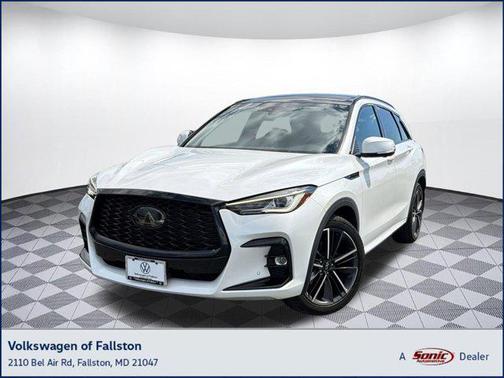 Radiant White 2024 INFINITI QX50 SPORT AWD