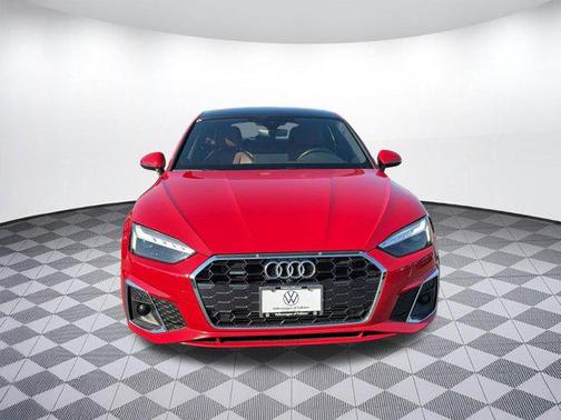 Progressive Red Metallic 2024 Audi A5 Sportback 45 S Line Premium Plus