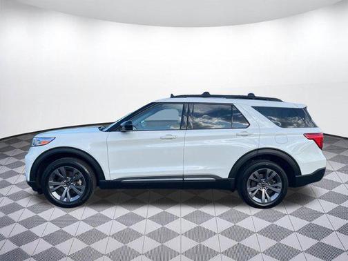 STAR WHITE MET TRI-COAT 2023 Ford Explorer XLT