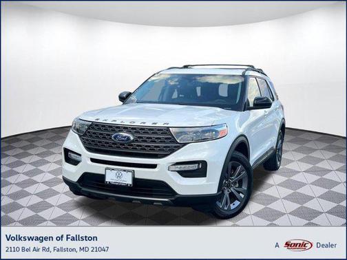 STAR WHITE MET TRI-COAT 2023 Ford Explorer XLT