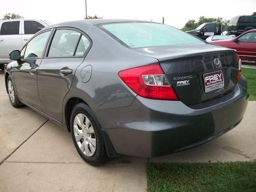 Gray 2012 Honda Civic LX