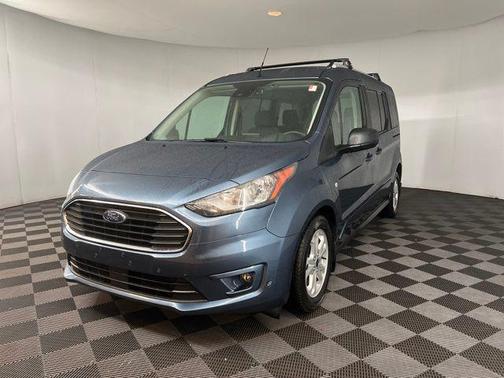 Blue Metallic 2022 Ford Transit Connect XLT w/Rear Liftgate
