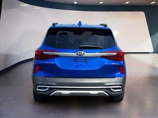 Neptune Blue 2021 Kia Seltos EX