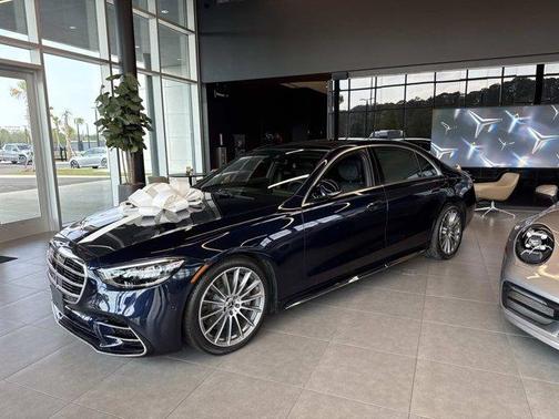 Nautical Blue Metallic 2024 Mercedes-Benz S-Class S 580 4MATIC
