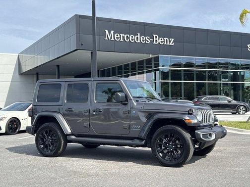 Granite Crystal Clearcoat Metallic 2025 Jeep Wrangler 4xe Sahara