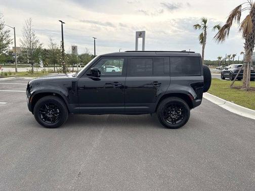 Santorini Black 2025 Land Rover Defender P300