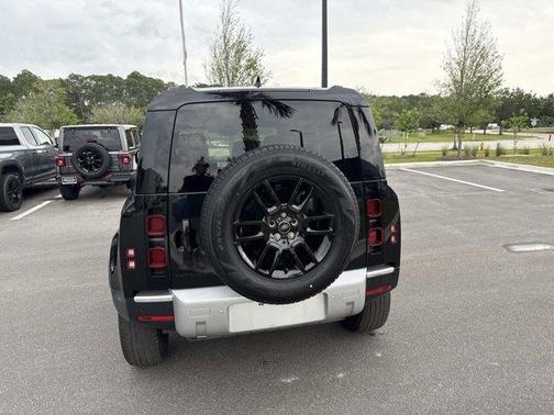 Santorini Black 2025 Land Rover Defender P300