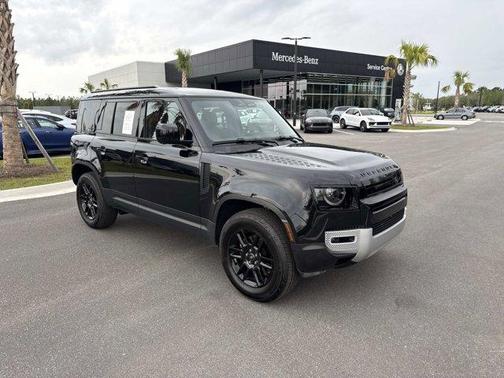 Santorini Black 2025 Land Rover Defender P300
