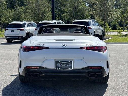 Moonlight White 2026 Mercedes-Benz AMG SL 55 Base