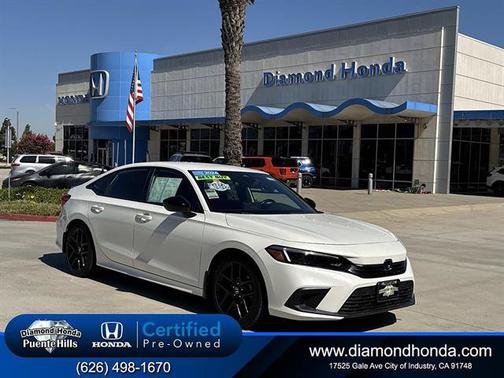 Platinum White Pearl 2024 Honda Civic