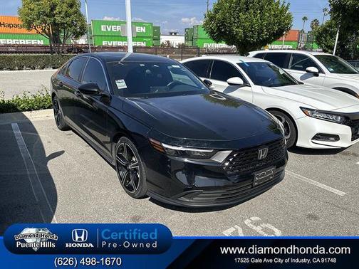 Crystal Black Pearl 2025 Honda Accord Hybrid