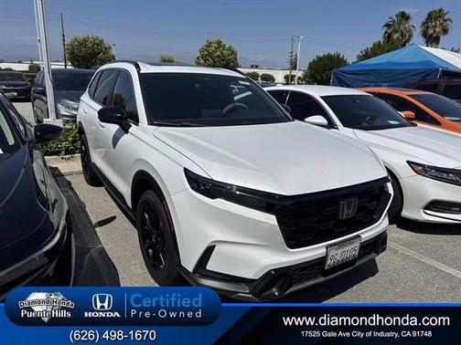 Platinum White Pearl 2023 Honda CR-V Hybrid