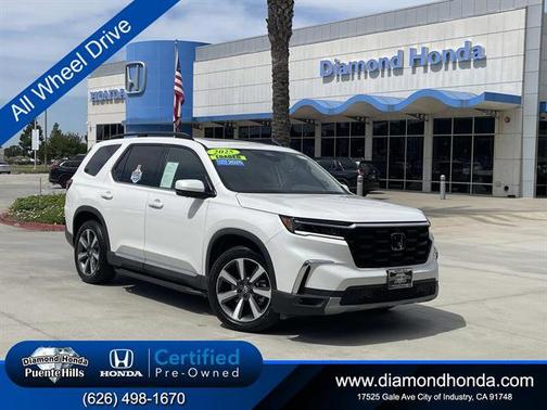 Platinum White Pearl 2025 Honda Pilot