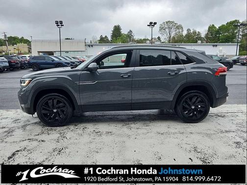 Pure Gray 2023 Volkswagen Atlas Cross Sport 3.6L V6 SE w/Technology
