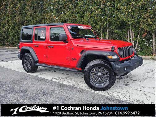 Firecracker Red Clearcoat 2024 Jeep Wrangler Sport S