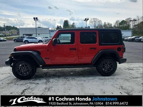 Firecracker Red Clearcoat 2024 Jeep Wrangler Sport S