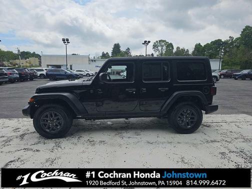 Black Clearcoat 2024 Jeep Wrangler Sport S