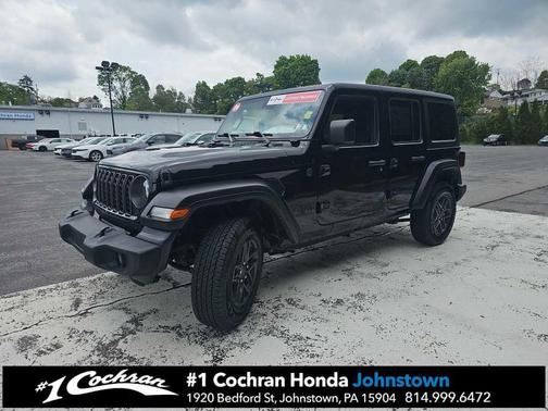 Black Clearcoat 2024 Jeep Wrangler Sport S