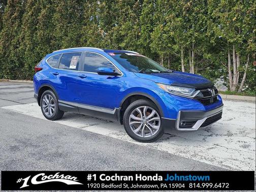 Aegean Blue Metallic 2022 Honda CR-V AWD Touring