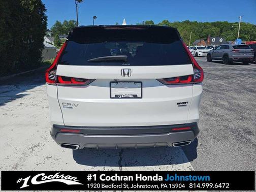 Platinum White Pearl 2024 Honda CR-V Hybrid Sport Touring AWD