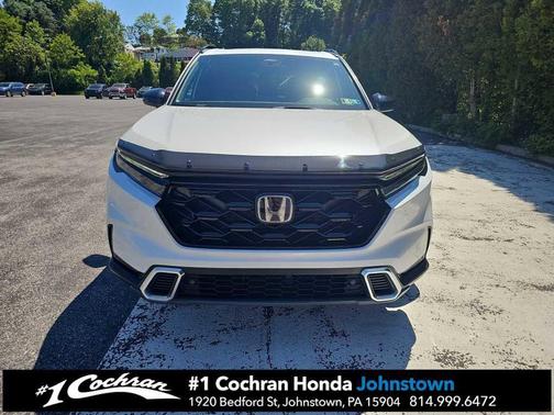 Platinum White Pearl 2024 Honda CR-V Hybrid Sport Touring AWD