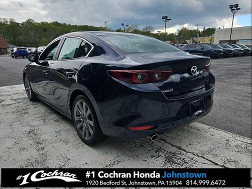 Deep Crystal Blue Mica 2024 Mazda Mazda3 FWD w/Preferred Package