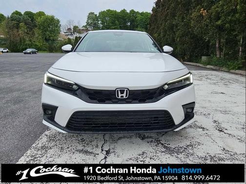 Platinum White Pearl 2022 Honda Civic Sport Touring