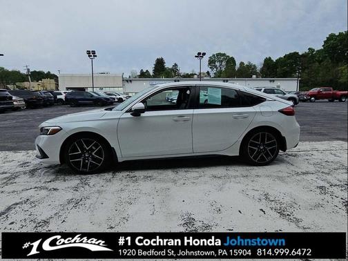 Platinum White Pearl 2022 Honda Civic Sport Touring
