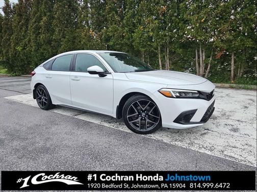 Platinum White Pearl 2022 Honda Civic Sport Touring
