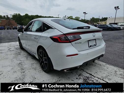 Platinum White Pearl 2022 Honda Civic Sport Touring