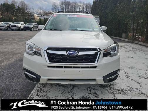 Crystal White Pearl 2018 Subaru Forester 2.5i Touring