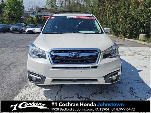 Crystal White Pearl 2018 Subaru Forester 2.5i Touring