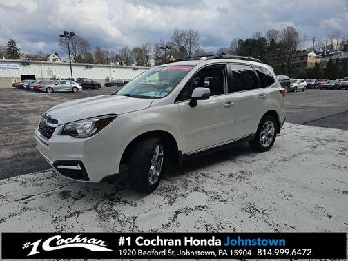 Crystal White Pearl 2018 Subaru Forester 2.5i Touring