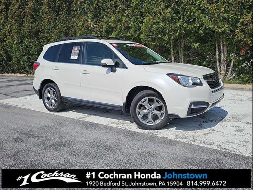 Crystal White Pearl 2018 Subaru Forester 2.5i Touring