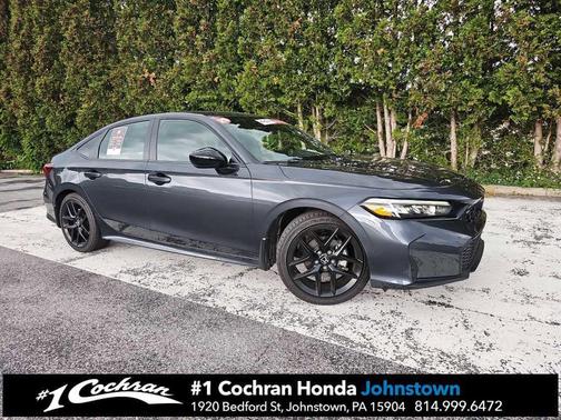Meteorite Gray Metallic 2025 Honda Civic Sport