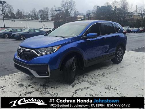 Aegean Blue Metallic 2022 Honda CR-V AWD EX