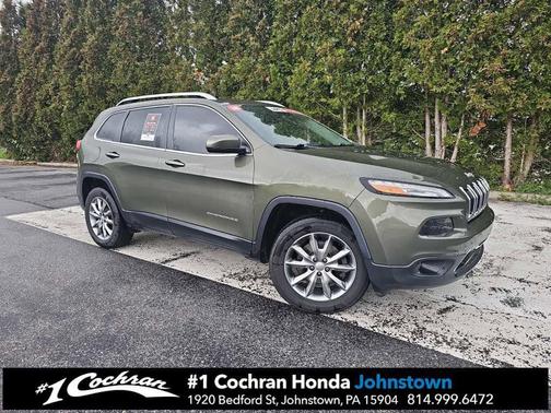 Olive Green Pearlcoat 2018 Jeep Cherokee Limited