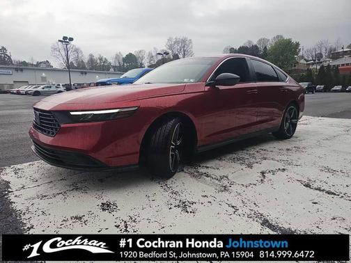 Radiant Red Metallic 2023 Honda Accord Hybrid Sport