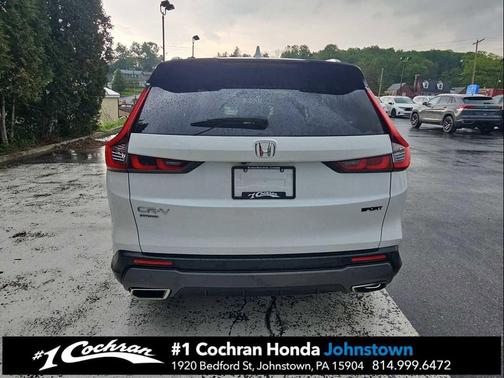 Platinum White Pearl 2024 Honda CR-V Hybrid Sport AWD