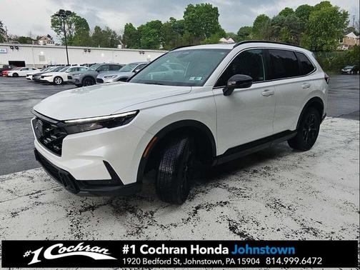 Platinum White Pearl 2024 Honda CR-V Hybrid Sport AWD