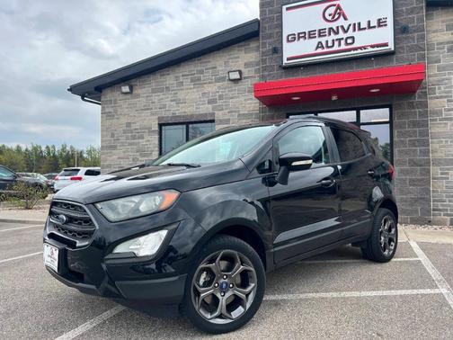 Black 2018 Ford EcoSport SES AWD 4dr Crossover