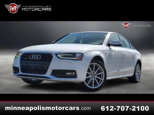 White 2015 Audi A4 2.0T Premium Plus