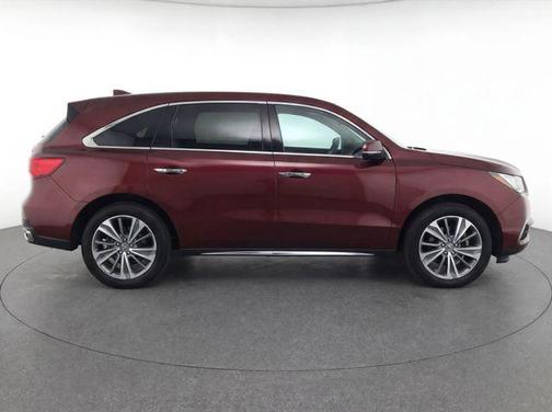 Maroon 2017 Acura MDX 3.5L w/Technology Package
