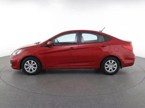 Boston Red Metallic 2013 Hyundai Accent GLS